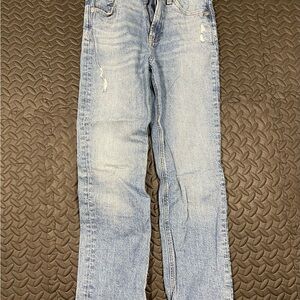 GAP Women's Straight Leg Jeans - Light Blue